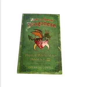 How to Speak Dragonese Hardcover Book Cowell EUC How to Train Your Dragon Sries